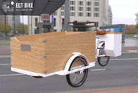 150kg τρίκυκλο ποδήλατο φορτίου πενταλιών φρένων δίσκων φορτίων πολυσύνθετο